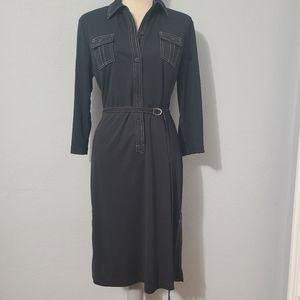 Express Y2K Belted Dress Black Size‎ 11-12